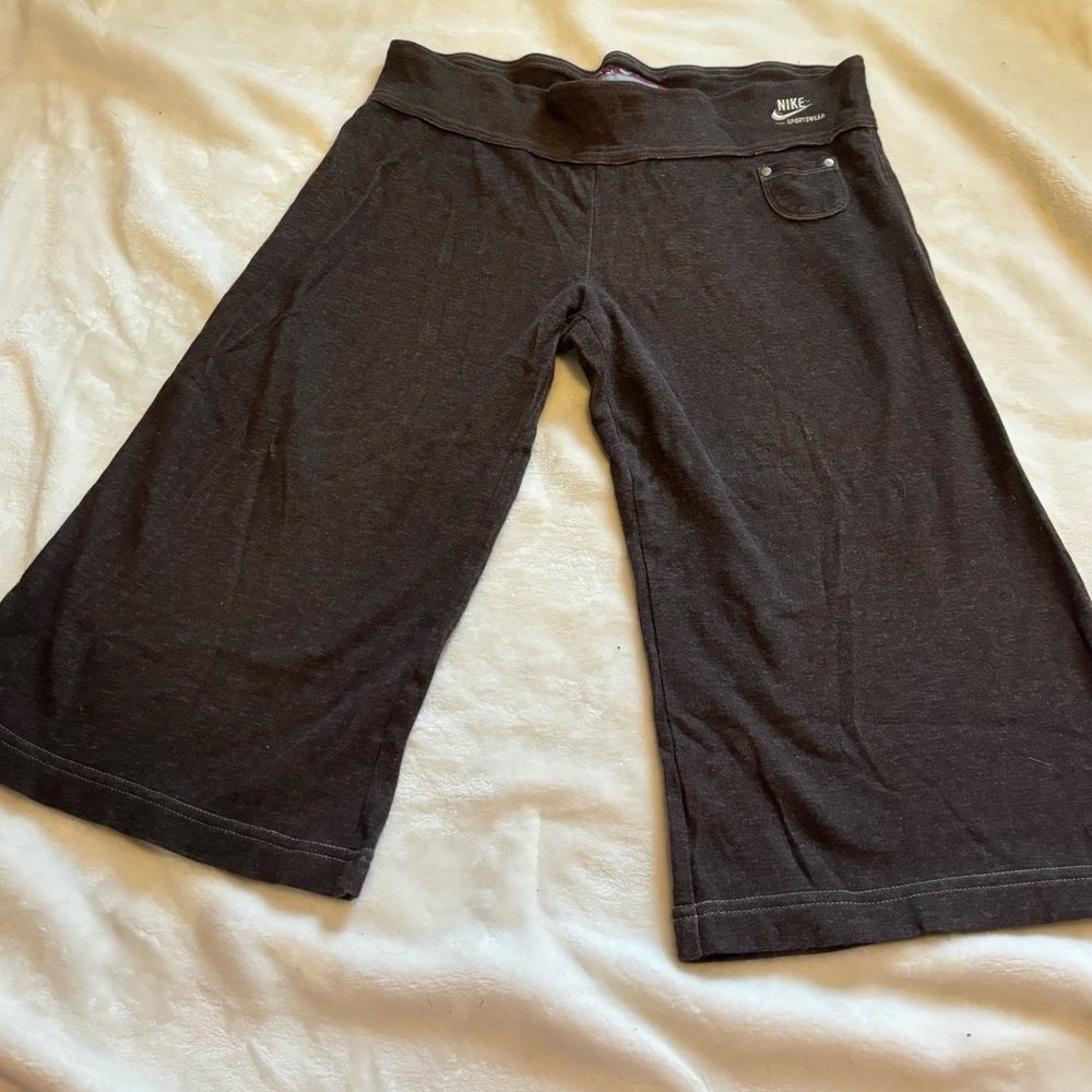 Vintage Y2K Nike Brown Heathered Gauchos